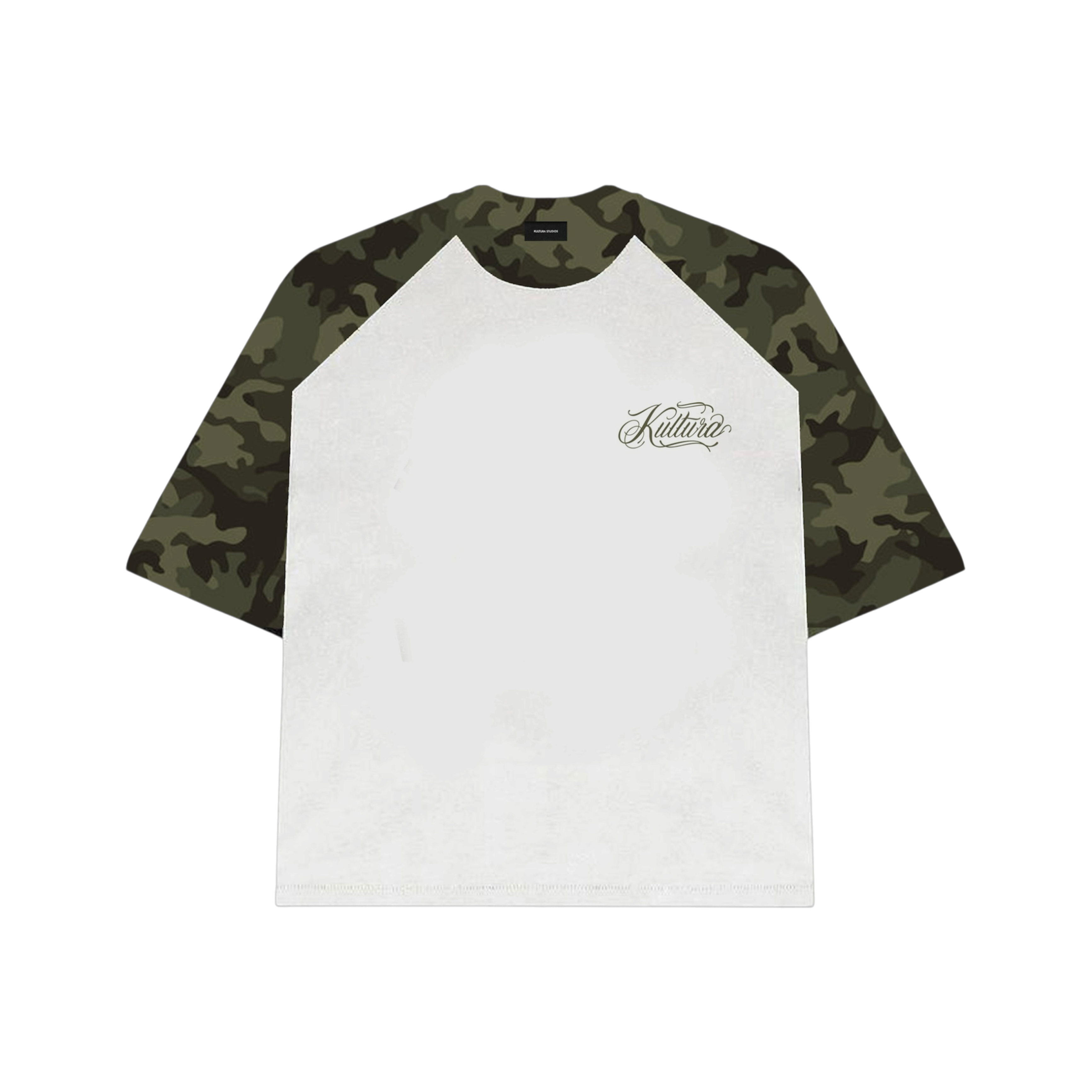 Camo Script Tee